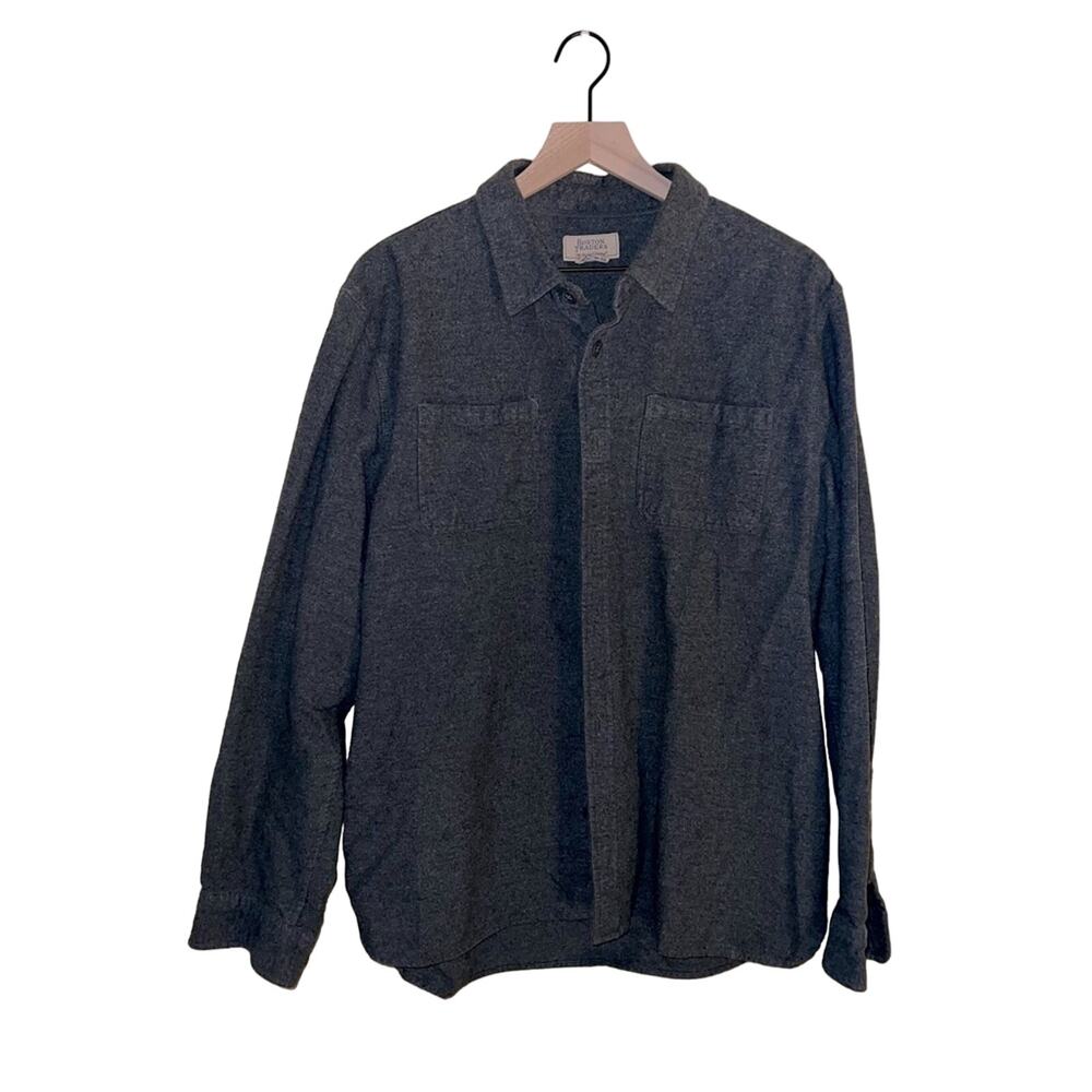 VNTG BOSTON TRADERS  flannel button down shirt XL